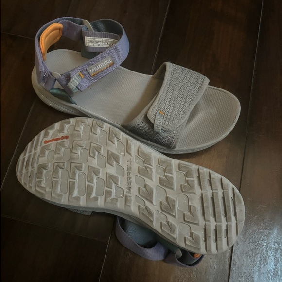 Women’s Merrel Bravada Backstrap Sport Size 7 Gray Sandals - Picture 3 of 4